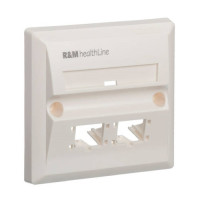 R&M CAT6 2-Port Faceplate